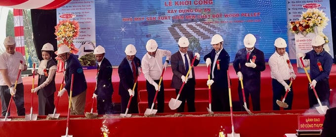 Khởi công dự án sản xuất viên nén chất đốt Wood Pellet