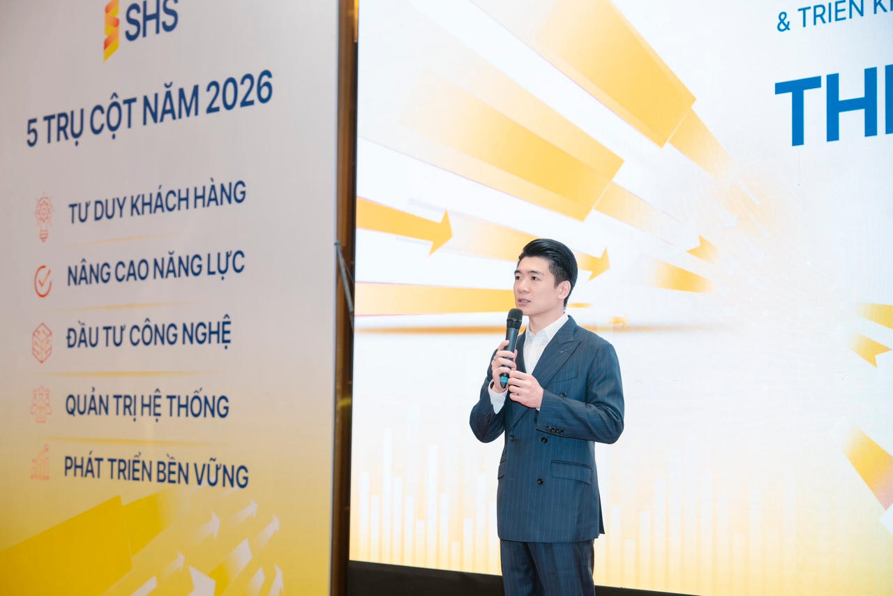 Năm 2025, SHS đạt hơn 1.650 tỷ đồng lợi nhuận, tài sản vượt 23.000 tỷ đồng