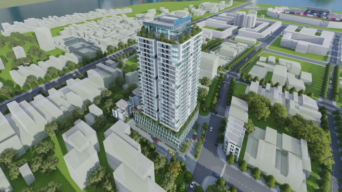 Phối cảnh dự án Rivera Park Cần Thơ của Long Giang Land.