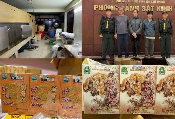 Tp.HCM triệt phá xưởng sản xuất thuốc đông y giả trộn thuốc kháng viêm, giảm đau