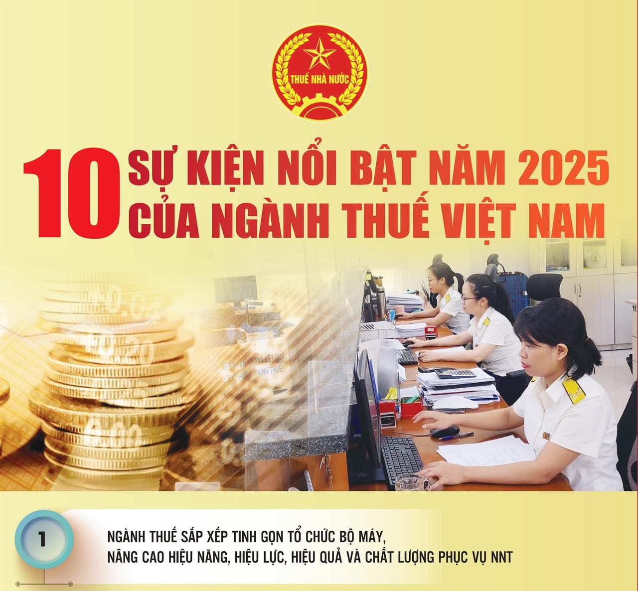 10 sự kiện nổi bật ngành Thuế năm 2025