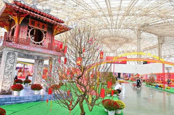 Các công trình biểu tượng của Hà Nội đều được mang tới Hội chợ, tạo nên không gian du lịch văn hoá sôi động