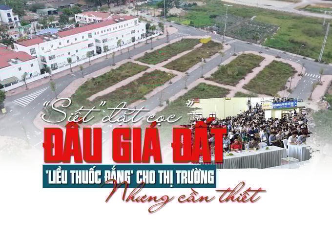 “Siết” đặt cọc đấu giá đất: “Liều thuốc đắng” cho thị trường nhưng cần thiết