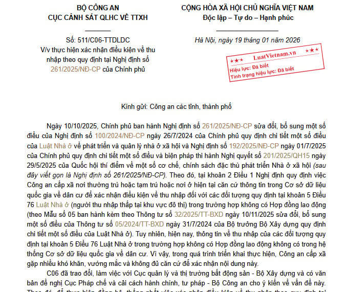 Mua nhà ở xã hội không có hợp đồng lao động: Xác nhận thu nhập thế nào?