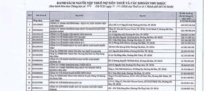 Nợ thuế hơn 43 tỷ đồng, điều gì đang xảy ra với Công ty Khánh An?