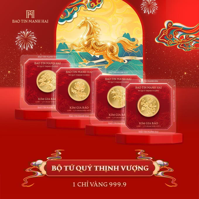 Ngày vía Thần Tài: Phố vàng Hà Nội nhộn nhịp dòng người chờ mua lộc đầu năm