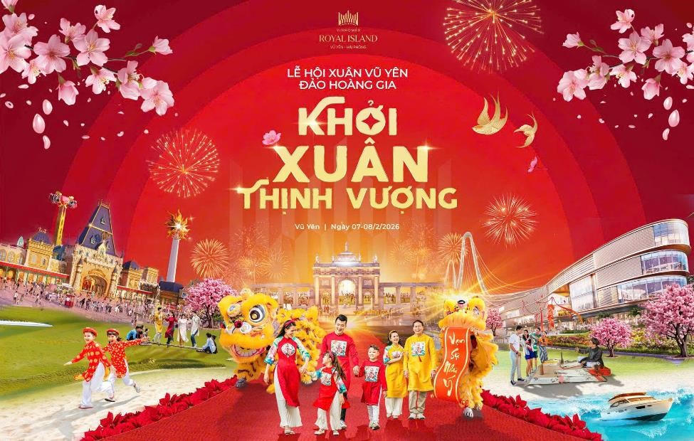 Lễ hội “Khởi xuân thịnh vượng” sẽ khuấy đảo Vinhomes Royal Island dịp cuối tuần này