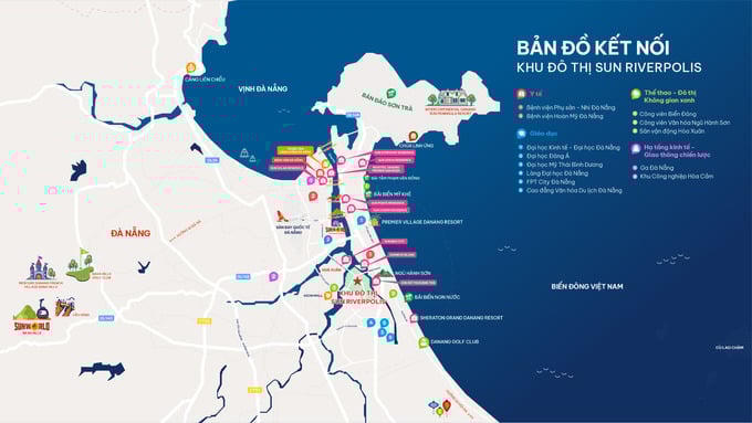 Bốn tháp căn hộ thuộc dự án Sun Group Nam Đà Nẵng ra mắt thị trường