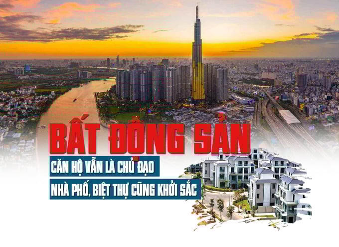 Thị trường bất động sản phía Nam: Căn hộ vẫn là chủ đạo, nhà phố, biệt thự cũng khởi sắc