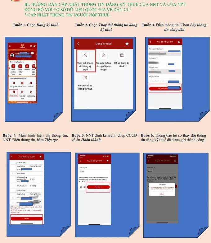 Hướng dẫn quyết toán thuế TNCN trên Etax Mobile