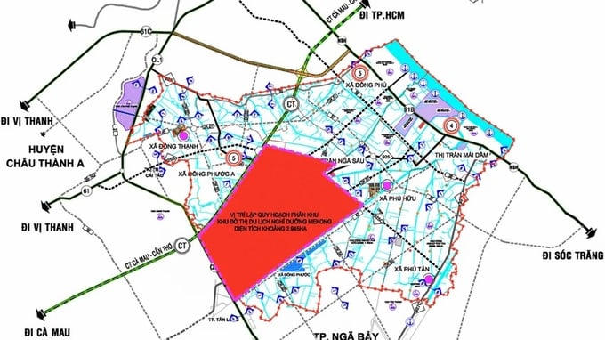 Cần Thơ xuất hiện khu đô thị du lịch nghỉ dưỡng Mekong rộng 29,5 km2