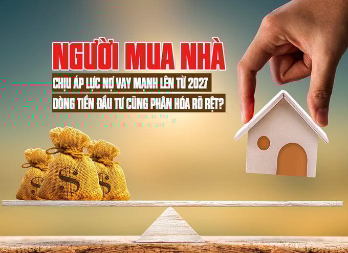 Người mua nhà chịu áp lực nợ vay mạnh lên từ 2027, dòng tiền đầu tư cũng phân hóa rõ rệt