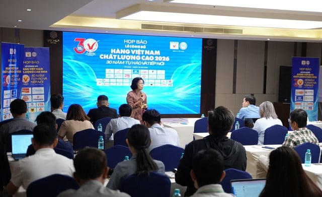 Hiệp hội Doanh nghiệp HVNCLC tổ chức họp báo công bố kết quả khảo sát người tiêu dùng bình chọn HVNCLC 2026