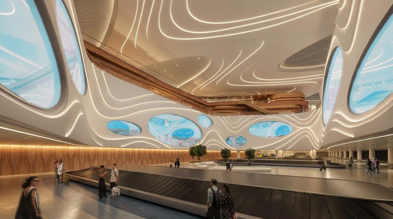 Aedas – Đơn vị thiết kế nội thất ga đến nằm trong Top 10 hãng kiến trúc lớn nhất thế giới, nổi tiếng với các công trình phức hợp cao tầng, thương mại và nghỉ dưỡng đẳng cấp. Ảnh: Aedas Interiors