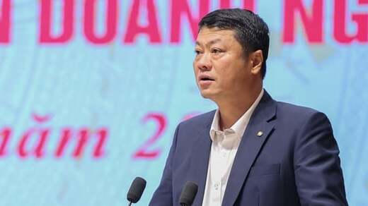 Ông Lê Ngọc Lâm, Tổng Giám đốc BIDV phát biểu tại Hội nghị.