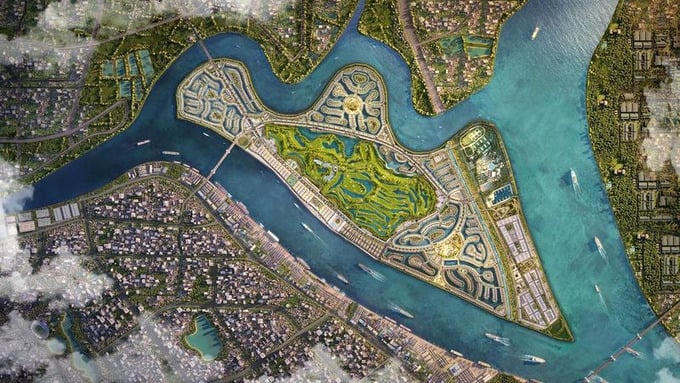 Khu đất Vingroup trúng đấu giá nằm trên đảo Vũ Yên (phường Thuỷ Nguyên, Hải Phòng).