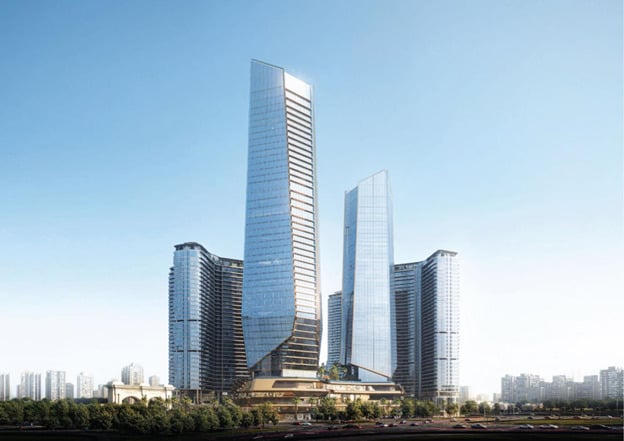 Sunshine Empire - Khu phức hợp lớn nhất Hà Nội đang được Sunshine Group triển khai ở KĐT Ciputra và cũng là trụ sở tương lai của Tập đoàn này.