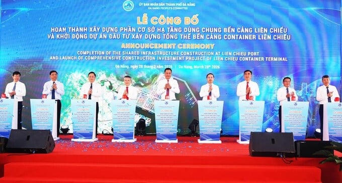 Hoàn thành xây dựng phần cơ sở hạ tầng dùng chung bến cảng Liên Chiểu