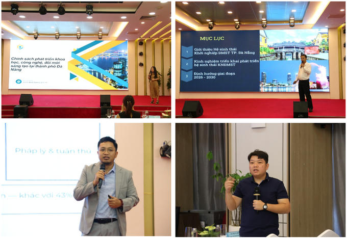 Các đại biểu phát biểu tại buổi tập huấn. (Nguồn: dost.danang.gov.vn)