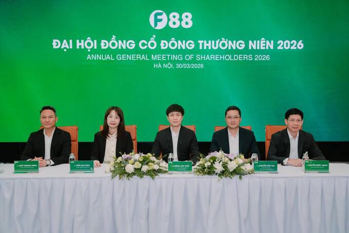 CTCP Đầu tư F88 (F88) vừa tổ chức Đại hội đồng cổ đông thường niên (AGM) 2026 tại Hà Nội.