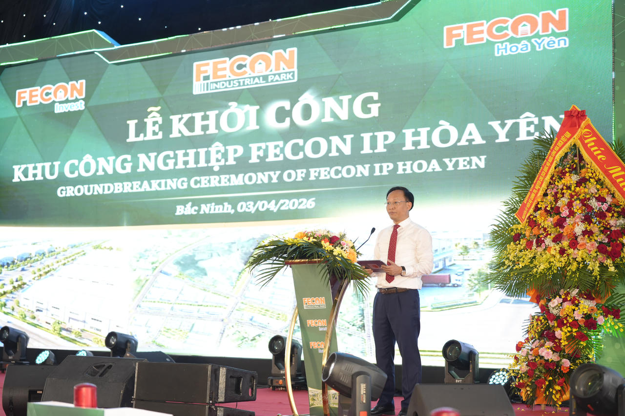 FECON khởi công xây dựng khu công nghiệp FECON IP Hoà Yên
