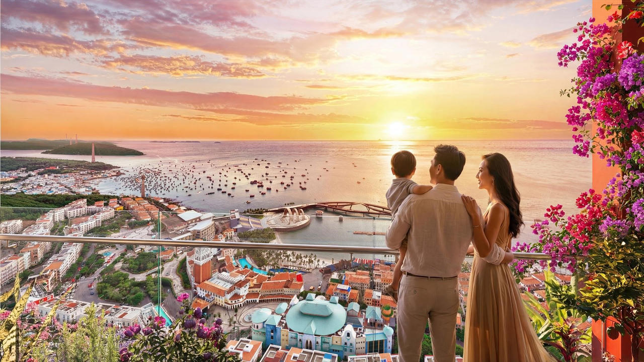 Căn hộ biển tại Phú Quốc đang được giới đầu tư săn đón. Ảnh: Sun Group.