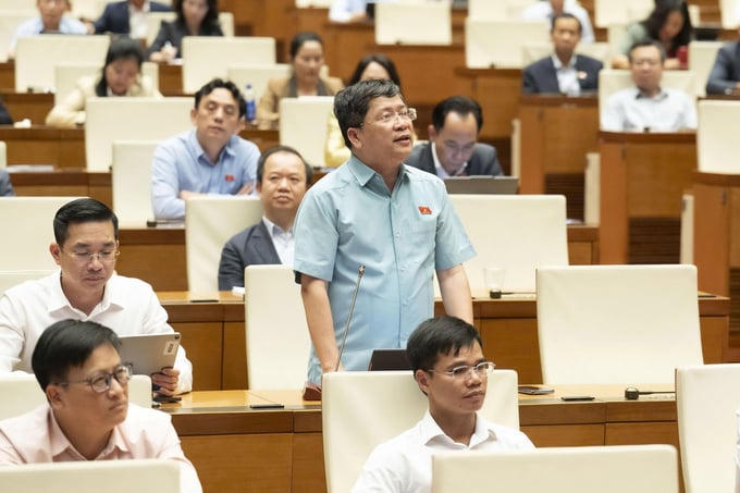 Đại biểu Tạ Văn Hạ.