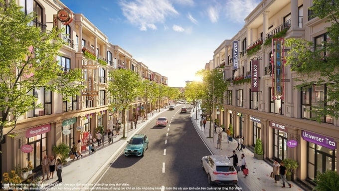 Nhà phố Vinhomes Gloden City có mức giá chỉ từ 6,5 tỷ đồng, thiết kế 4 tầng đa công năng.