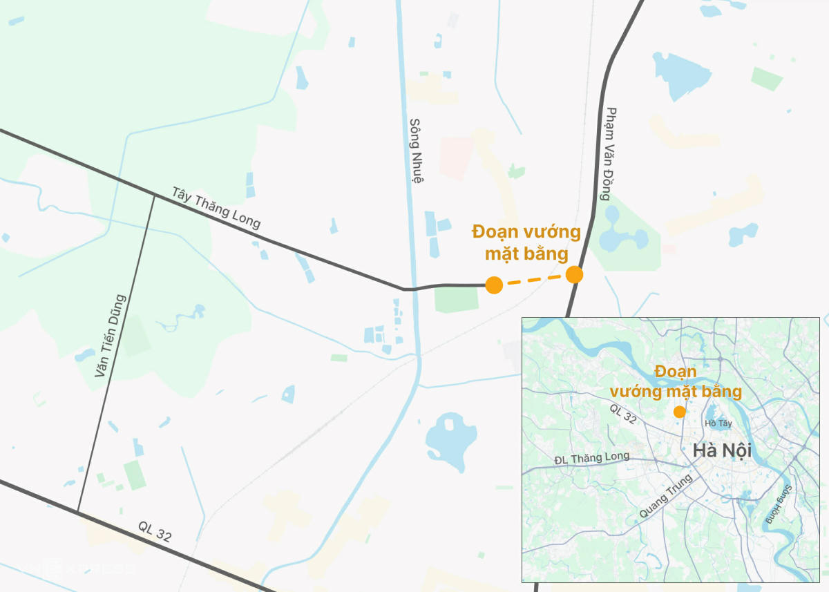 Nhà đầu tư khu Đan Phượng đừng bỏ lỡ thông tin này về đường Tây Thăng Long 10 làn xe đang thi công