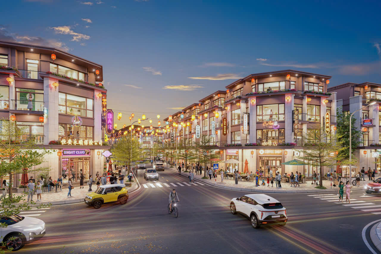 Lam Ngọc và Ruby là hai khu TMDV bao quanh tổ hợp khách sạn quốc tế tại Vinhomes Pearl Bay &nbsp;