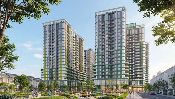 Cận cảnh thiết kế lấy cảm hứng từ tranh tứ bình của FourS Tower. Ảnh: Sun Property.