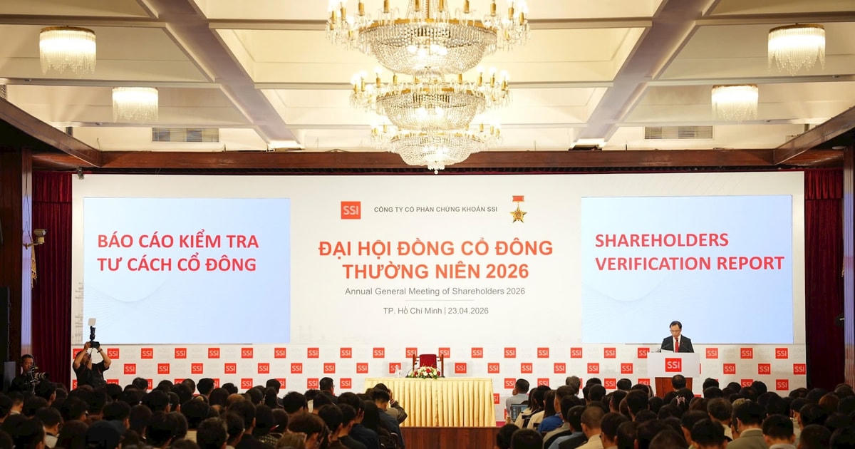 Cổ đông SSI chốt cổ tức tiền mặt 10%, thưởng 20%