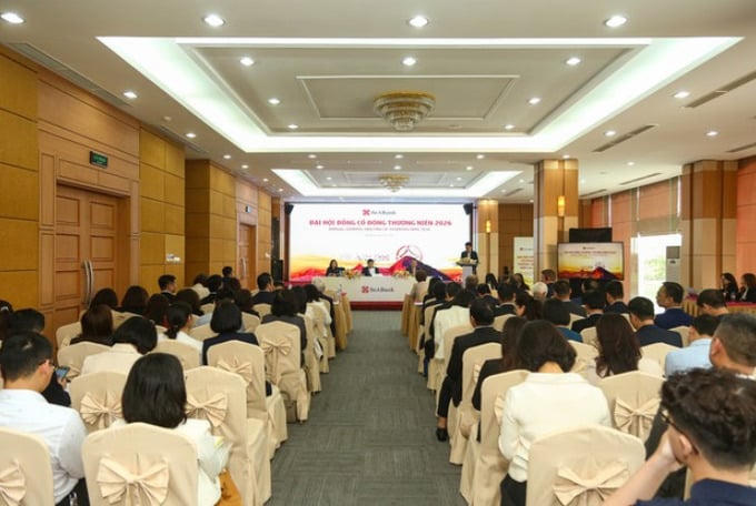 Toàn cảnh ĐHCĐ thường niên năm 2026 của ngân hàng SeABank.