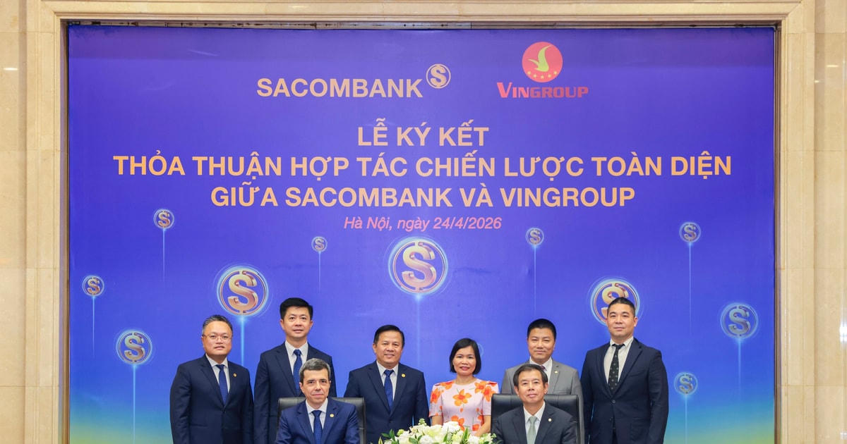 Sacombank “chốt deal” lớn với Vingroup