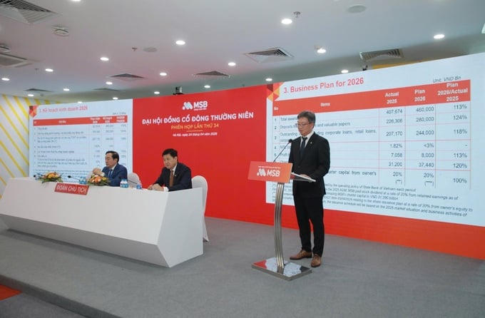 Quý 1/2026, MSB ghi nhận lợi nhuận hợp nhất trước thuế đạt gần 1.890 tỷ đồng, tăng 16% so với cùng kỳ