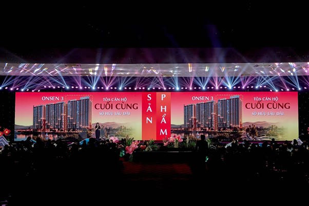 Đại diện chủ đầu tư Sun Property chia sẻ thông tin dự án tại sự kiện.