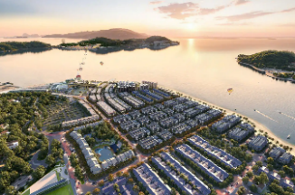 Khu Ruby tại Vinhomes Pearl Bay đón lượng lớn du khách lớn từ mặt tiền đường Trần Phú và ga cáp treo Vinpearl.