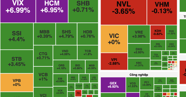 VN-Index "vượt bão" thành công: Rung lắc dữ dội nhưng vẫn đóng cửa xanh ngắt nhờ dòng tiền nội quá khỏe