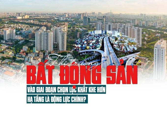Thị trường bất động sản vào giai đoạn chọn lọc khắt khe hơn, hạ tầng là động lực chính