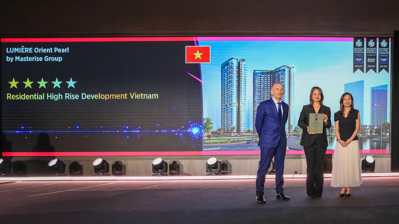 LUMIÈRE Orient Pearl - đại diện xuất sắc của dòng LUMIÈRE series - đạt giải thưởng 5 sao tại hạng mục Residential High-Rise Development, APPA 2026