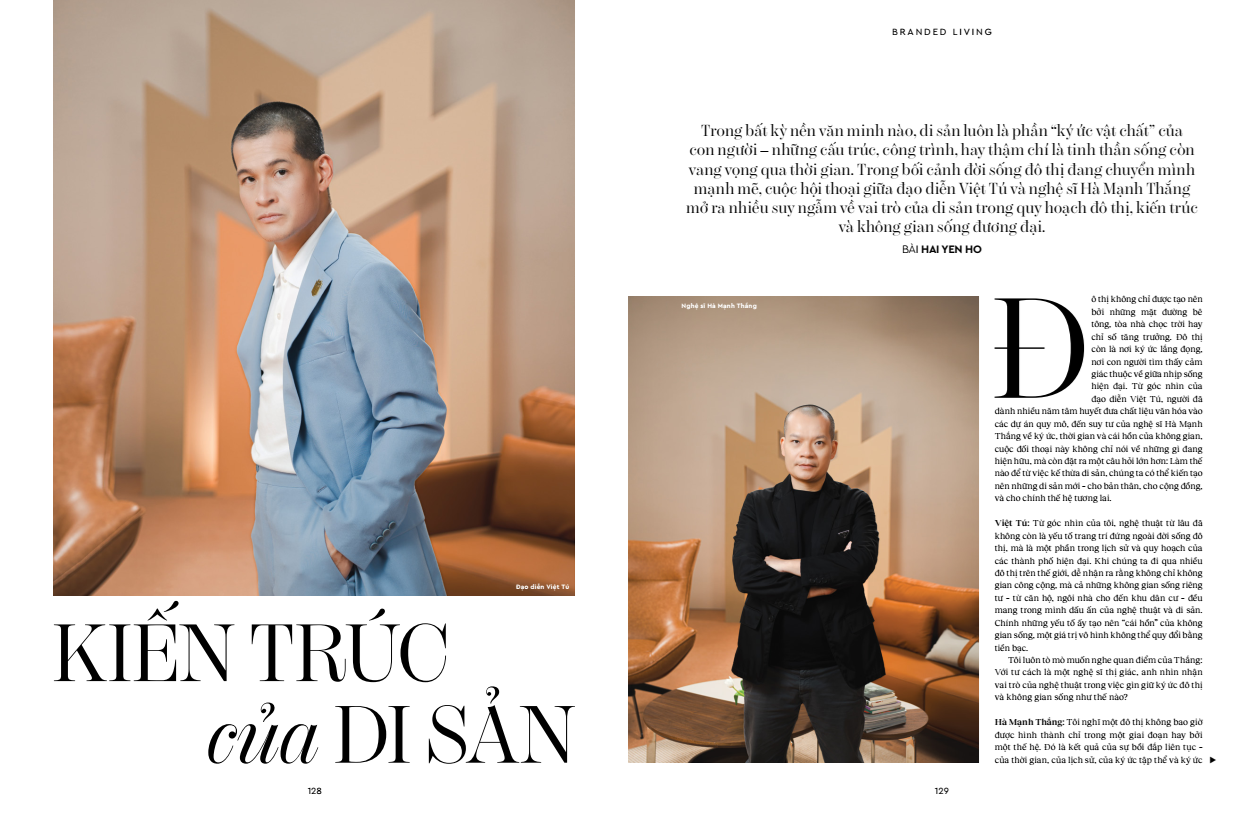 Cuộc đối thoại giữa các chuyên gia đã mang đến những góc nhìn có chiều sâu cho Branded Living Magazine.