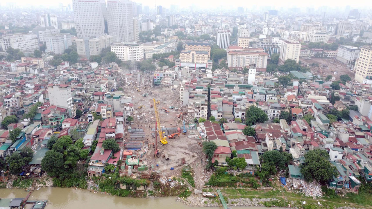 Dự án cầu Trần Hưng Đạo đang cấp tập thi công