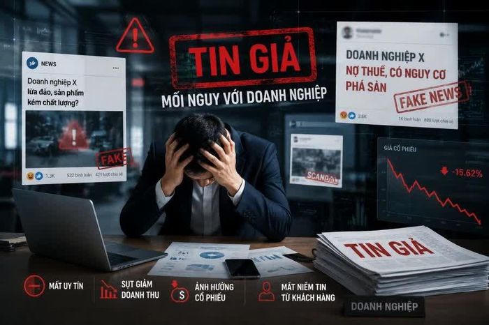 Tin giả đang trở thành rủi ro khó lường với doanh nghiệp