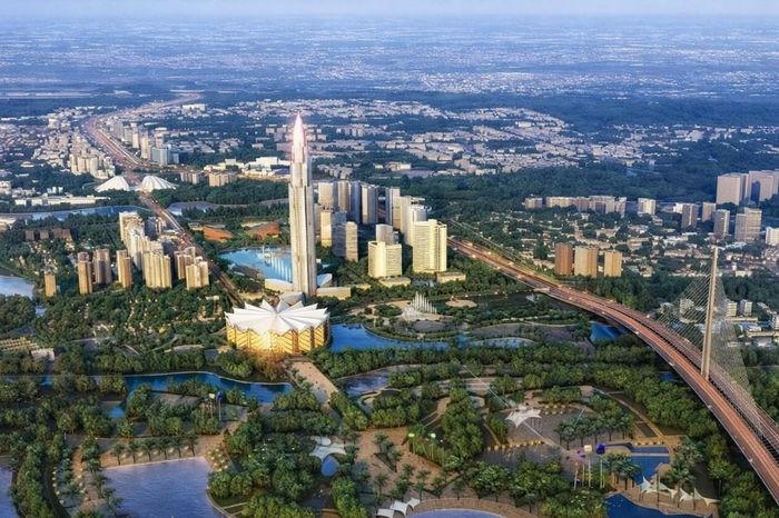 Thành phố Thông minh Bắc Hà Nội: tháp 108 tầng cao 639m