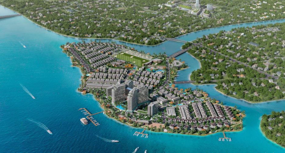 Phối cảnh Dự án Kim Quy (Centria Island Đồng Nai).