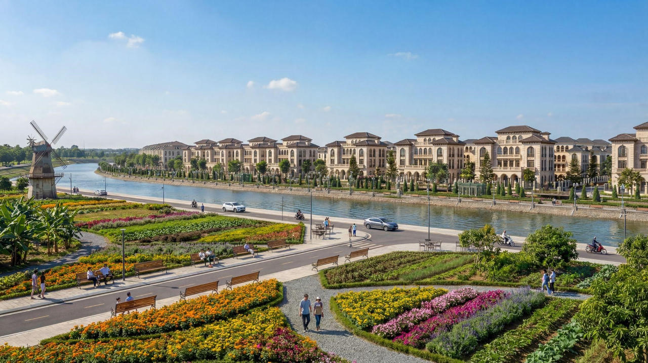 Noble Rivera đang thu hút sự chú ý đặc biệt của thị trường với các dinh thự độc bản ven sông quy mô lớn dành riêng cho giới tài phiệt lần đầu xuất hiện tại Thủ đô