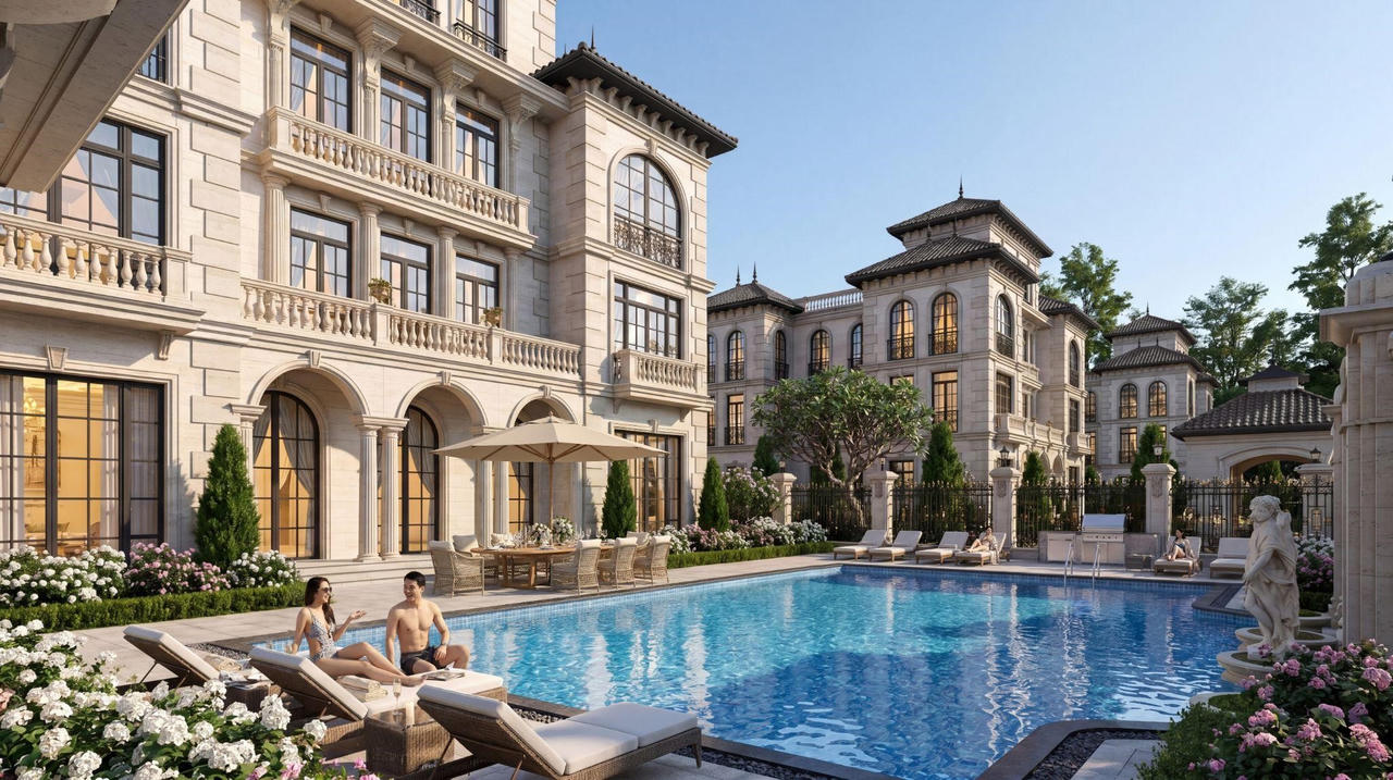 Choáng ngợp dự án siêu dinh thự dành riêng cho giới tài phiệt của Sunshine Group: diện tích lớn nhất lên tới 2.500m2, trải dài 11km ven sông ngay trên trục Tây Thăng Long