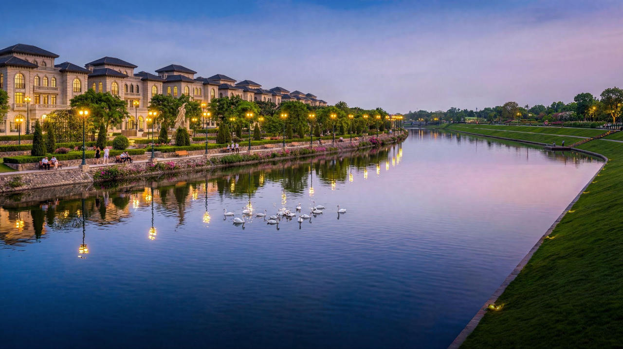 Choáng ngợp dự án siêu dinh thự dành riêng cho giới tài phiệt của Sunshine Group: diện tích lớn nhất lên tới 2.500m2, trải dài 11km ven sông ngay trên trục Tây Thăng Long