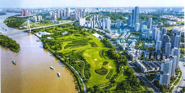 Dọc bãi sông Hồng sẽ có nhiều khu thể thao, học viện golf