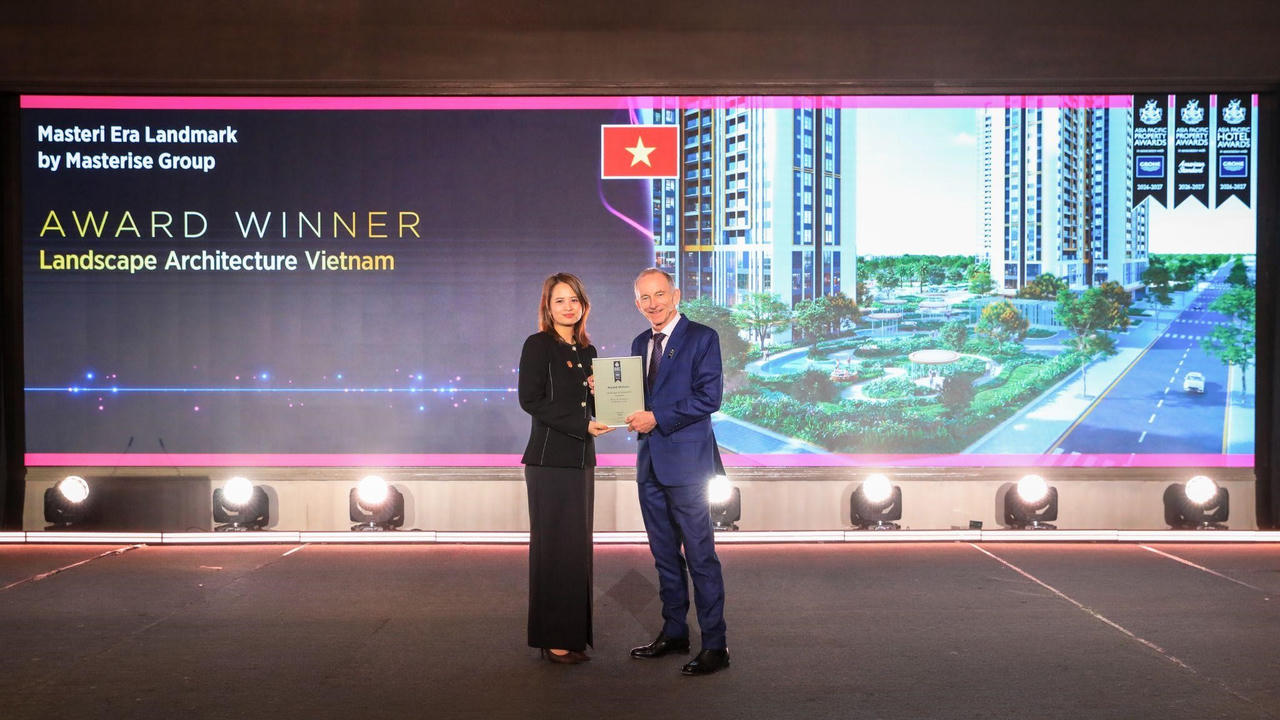 Masterise Homes hai năm liên tiếp được xướng tên tại Asia Pacific Property Awards (APPA). Ảnh: APPA